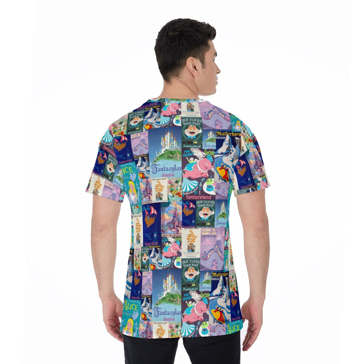 Vintage Fantasy Ride Posters - Men's Short Sleeve T-Shirt