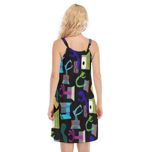 Monsters in Closets - Women’s Adjustable Sundress