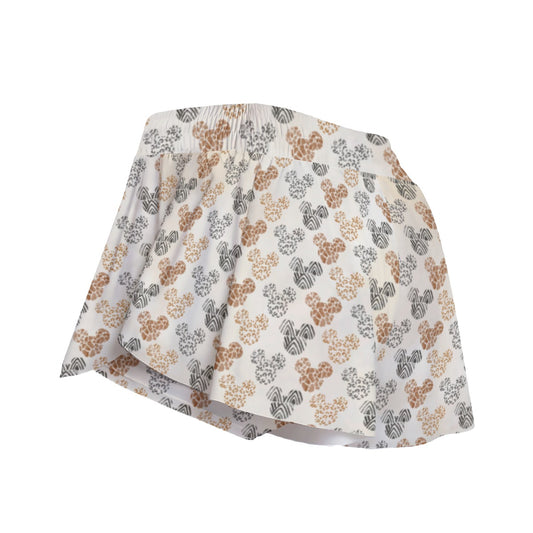 Safari Mouse Ears - Women's Flowy Pocket Shorts