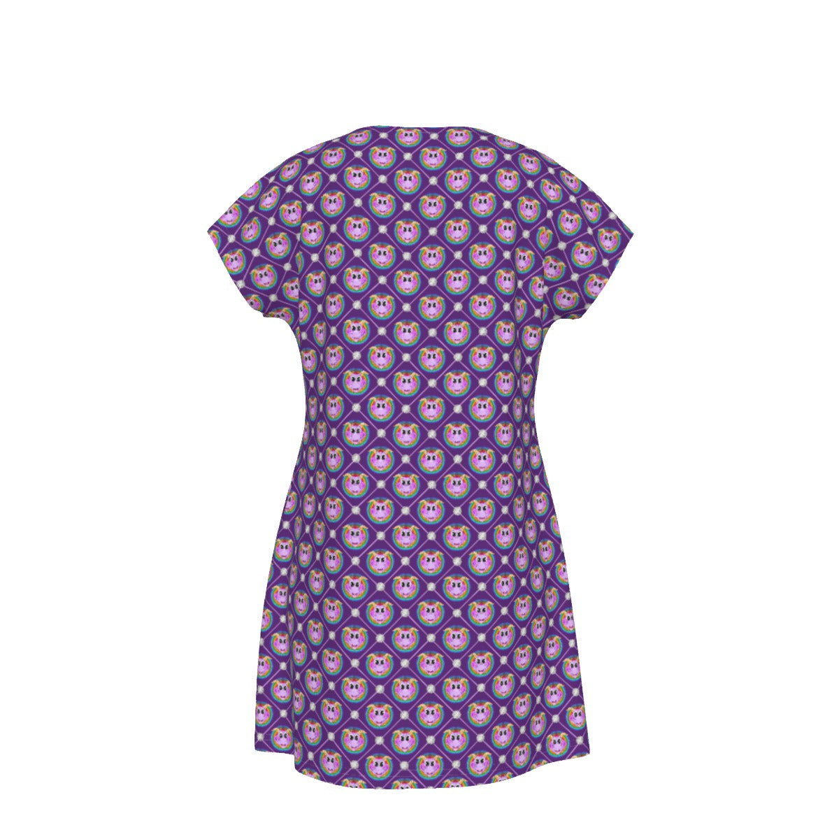 Geometric Figment - Women's T-Shirt Dress