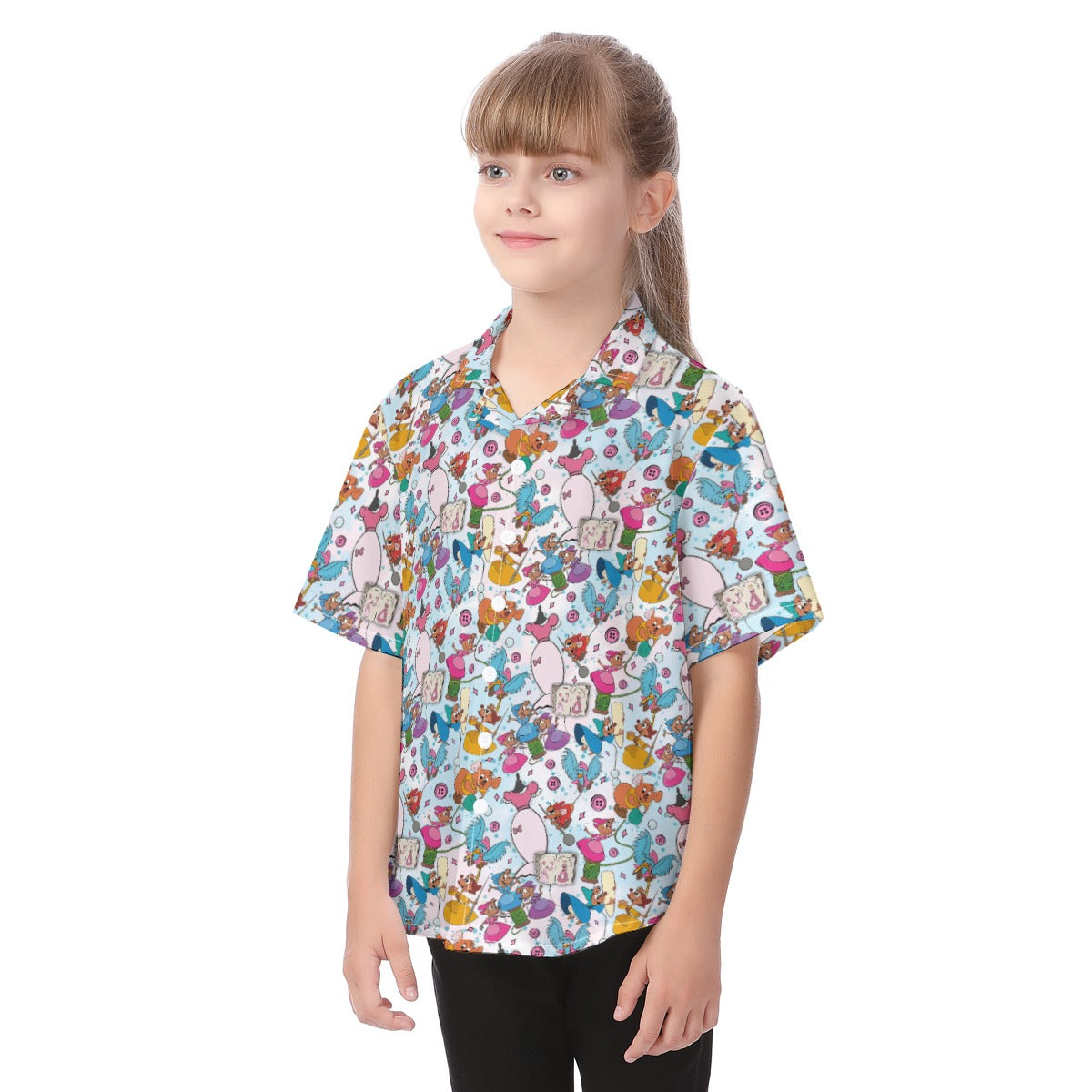 Tiny Tailors & Sewing Friendsends - Kid's Hawaiian Button Up Shirt