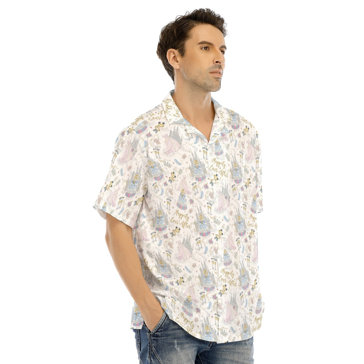 Happily Ever After Weddings - Men's Hawaiian Button Up Shirt