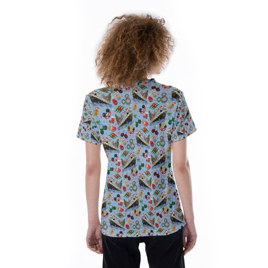 Very Merrytime Christmas Cruise - Women's Short Sleeve V-Neck T-Shirt