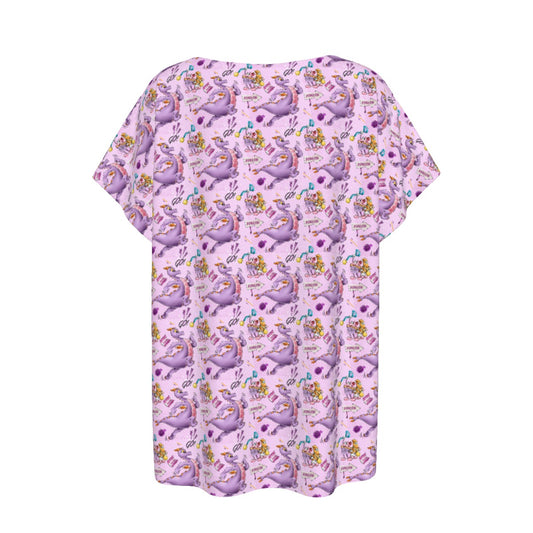 Figment Race Day Dash - Women’s Relaxed Fit Scoop Tee