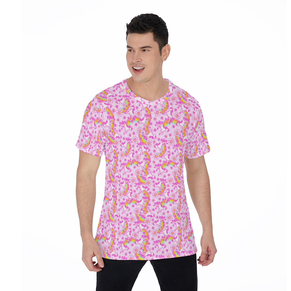 Unicorn Rainbows - Men's Short Sleeve T-Shirt
