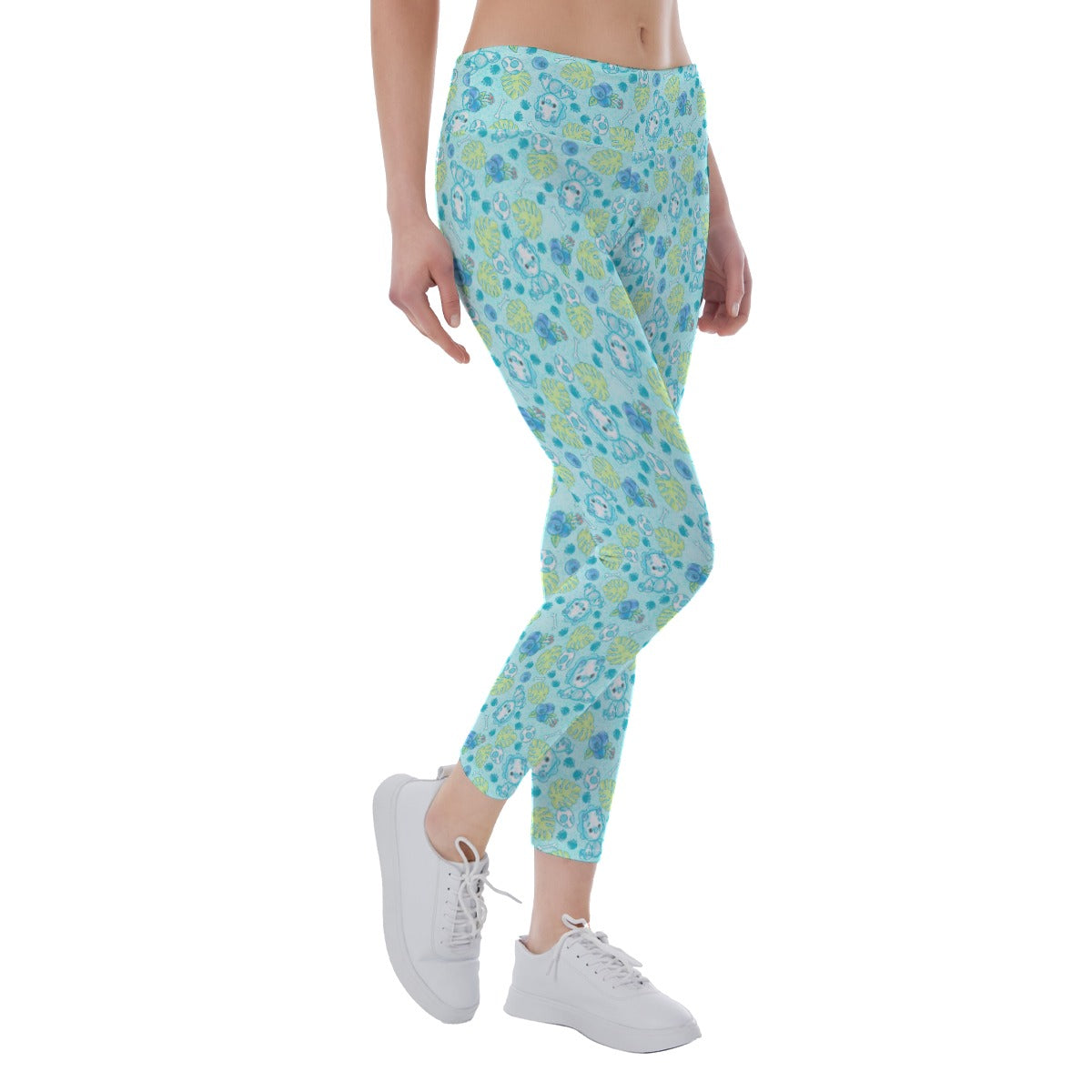 Fruitimals - Blueberry Dinosaurs - Women's Yoga Leggings