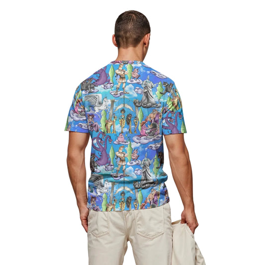 Mythic Hero Chaos Clouds - Men's Short Sleeve T-Shirt