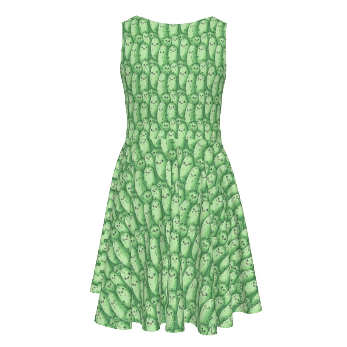 Kawaii Pickle Party - Kid's Sleeveless Skater Dress