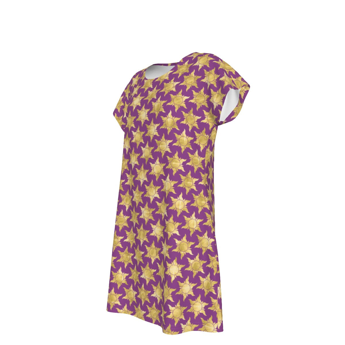 Golden Sun Symbols - Women's T-Shirt Dress