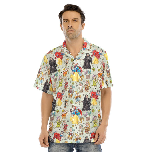 Fairest Crew Sketch - Men's Hawaiian Button Up Shirt