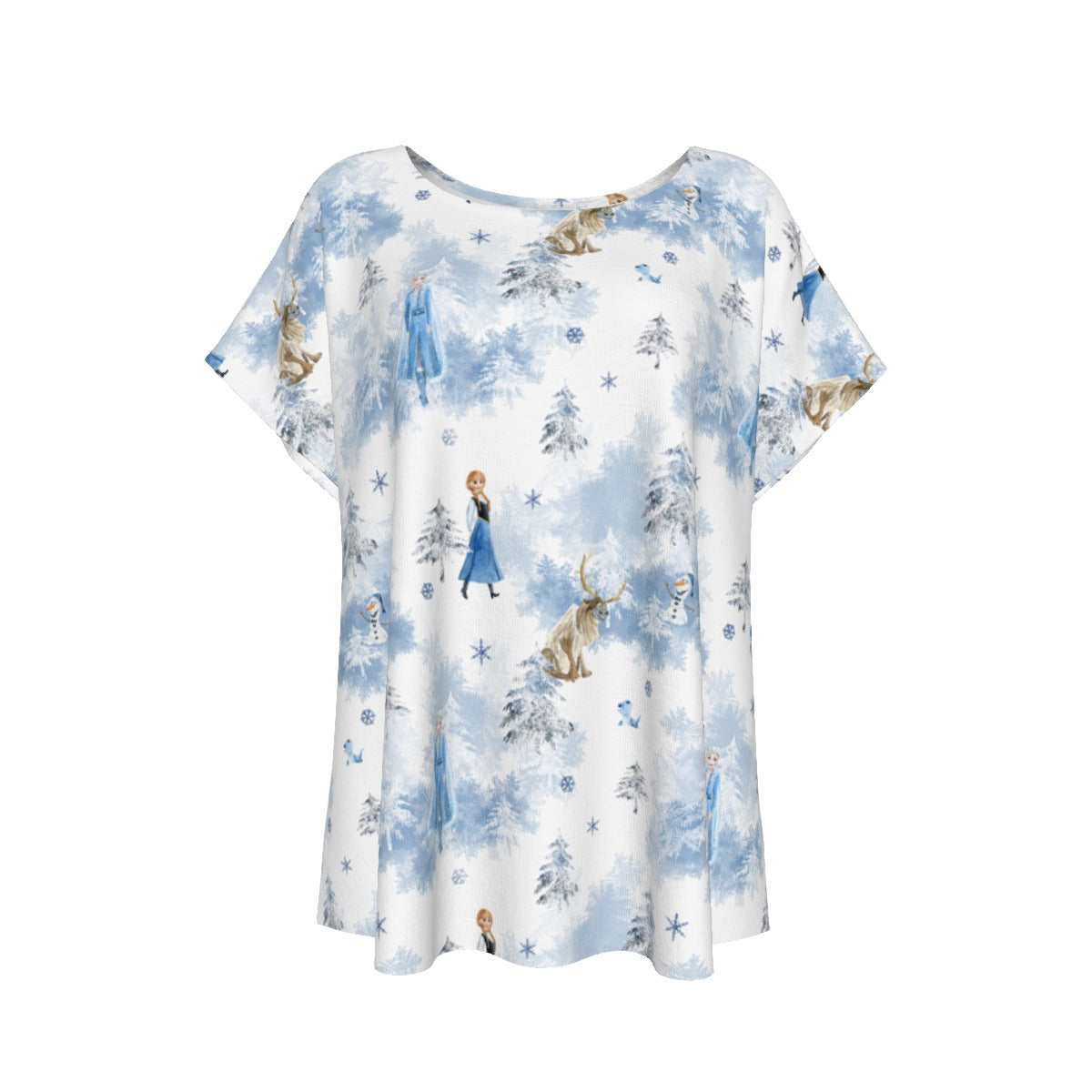 Enchanted Winter Landscape - Women’s Relaxed Fit Scoop Tee
