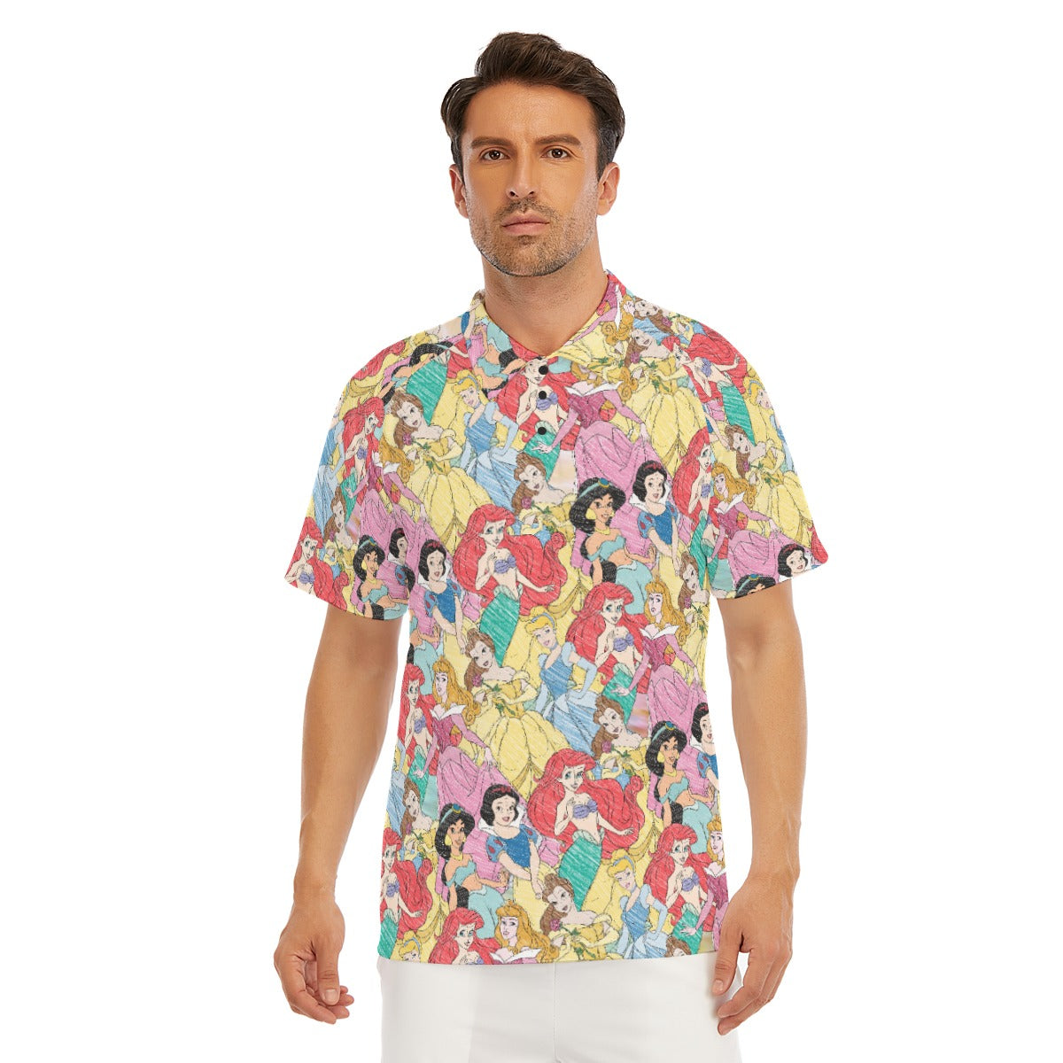 Royal Princess Sketches - Men's Polo Shirt