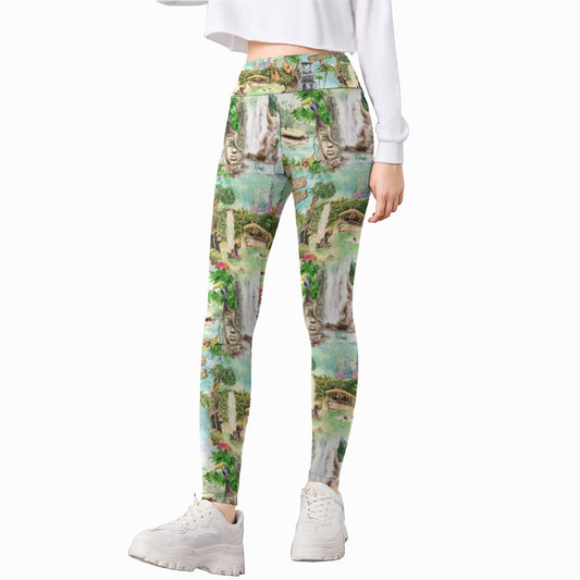 Jungle River Cruise - Kid's Leggings