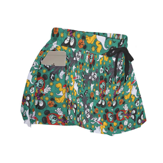 Beloved Couple as Spooky Pairp; Sally - Women's Flowy Pocket Shorts