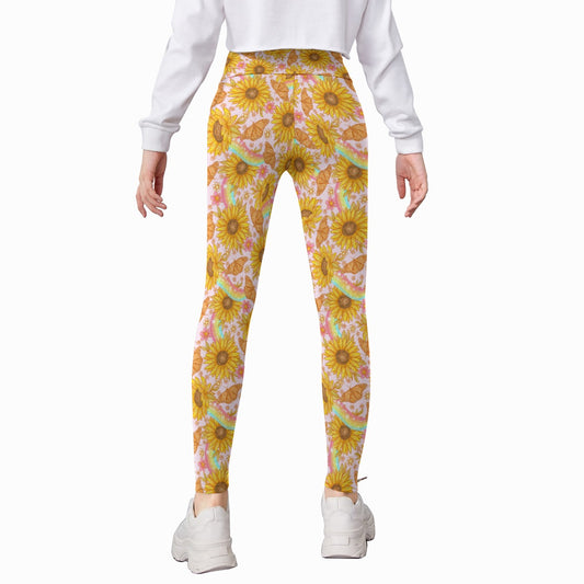Sunflower Dreams - Kid's Leggings