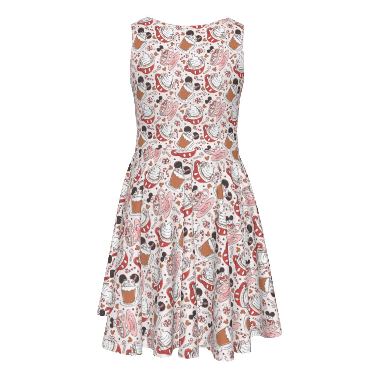 Magic Mouse Hot Chocolate - Kid's Sleeveless Skater Dress