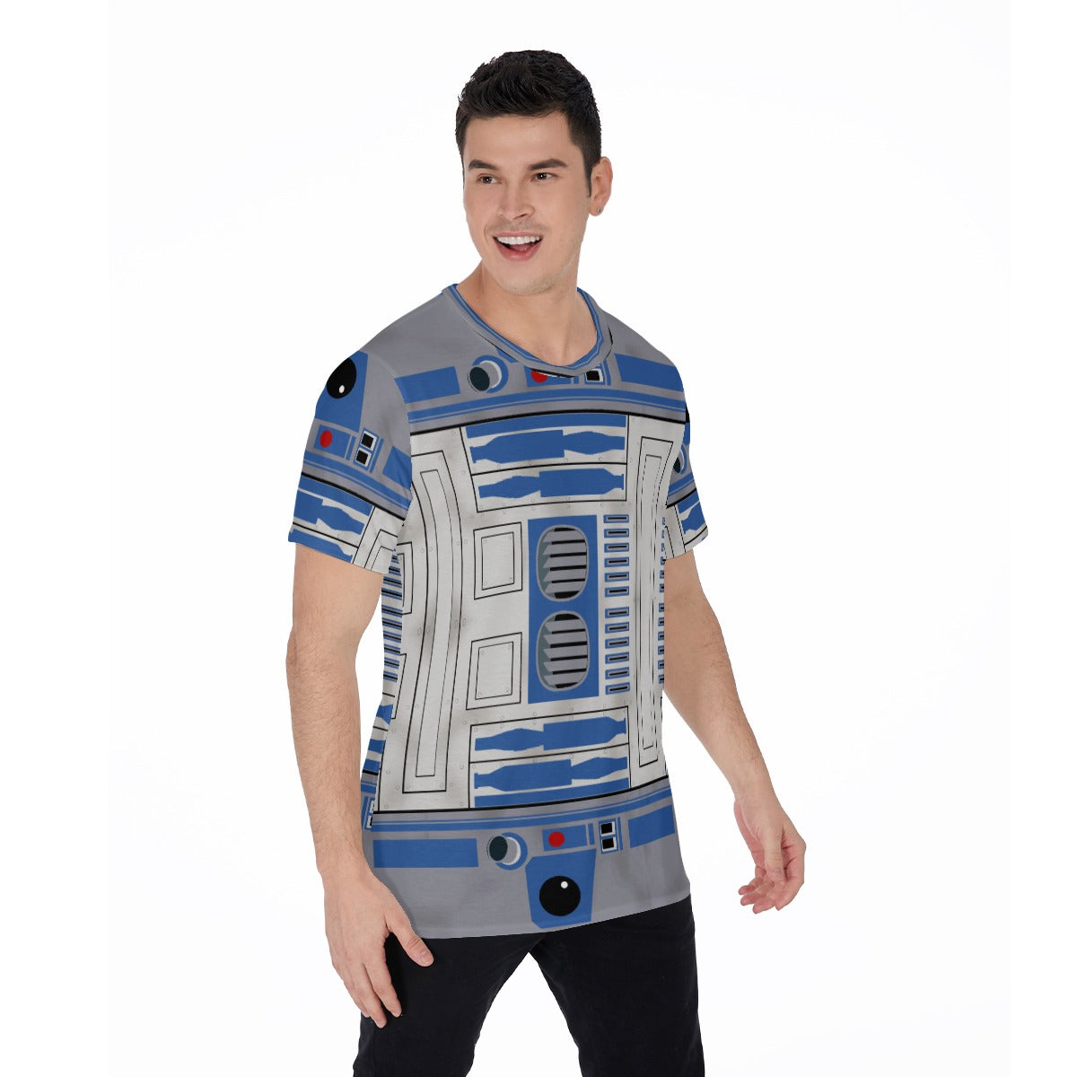 Little Blue Droid - Men's Short Sleeve T-Shirt