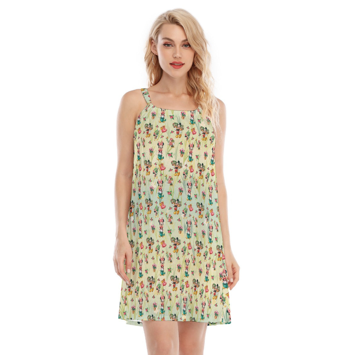 Garden Mouse Helpers at Work - Women’s Adjustable Sundress
