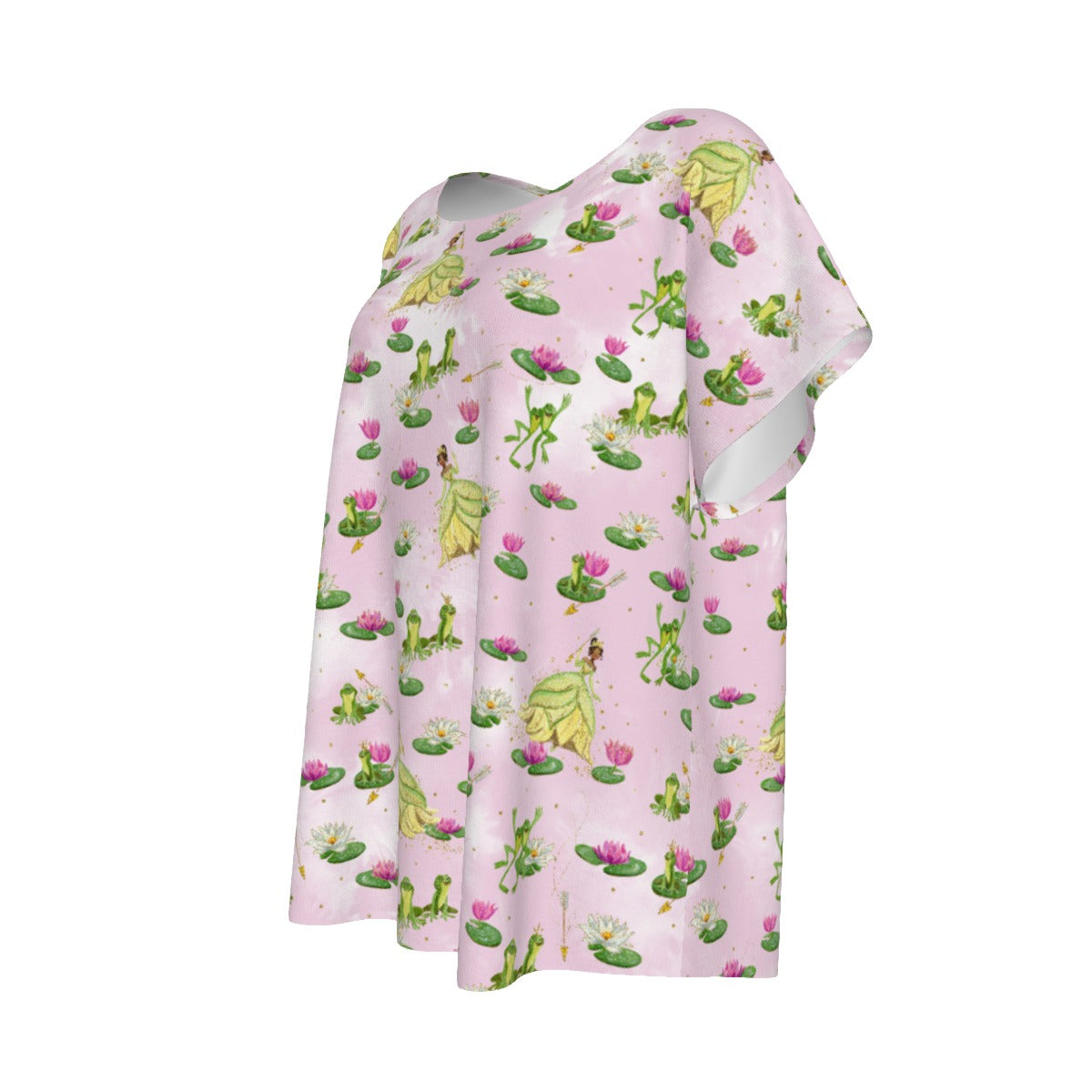 Watercolor Bayou Princess & FrogFrog - Women’s Relaxed Fit Scoop Tee