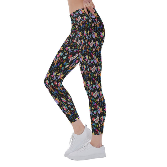 Happy Birthday Celebration - Women's Yoga Leggings
