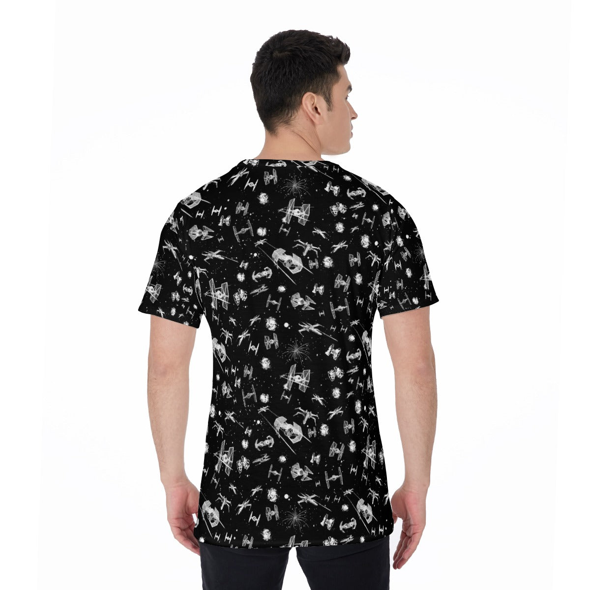 Epic Space Battle Ships - Men's Short Sleeve T-Shirt