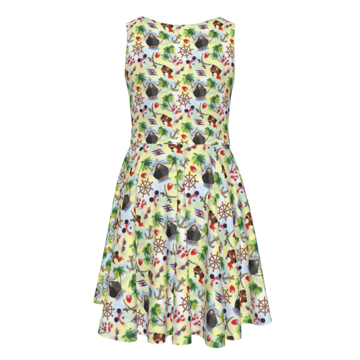 Pirate Night Cruise - Kid's Sleeveless Skater Dress