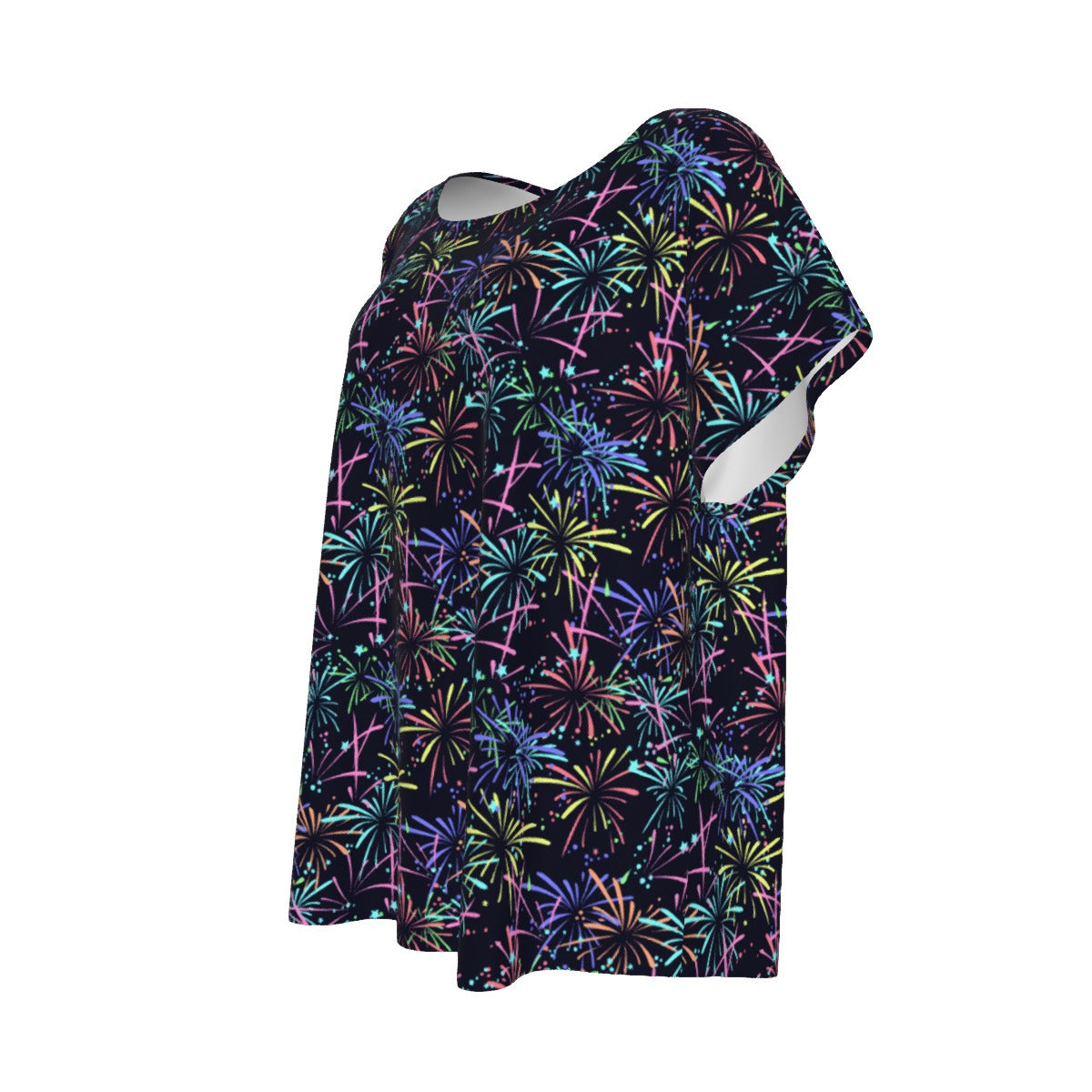 Fireworks - Women’s Relaxed Fit Scoop Tee