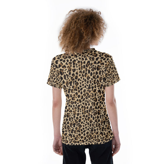 Animal Print - Cheetah - Women's Short Sleeve V-Neck T-Shirt