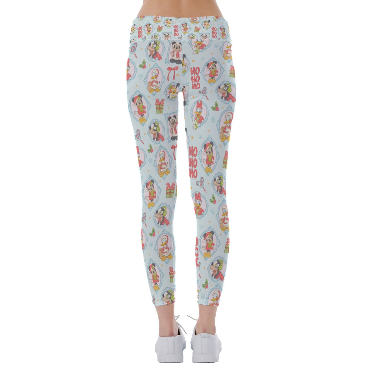 Holiday Character Ho Ho Cameos - Women's Yoga Leggings
