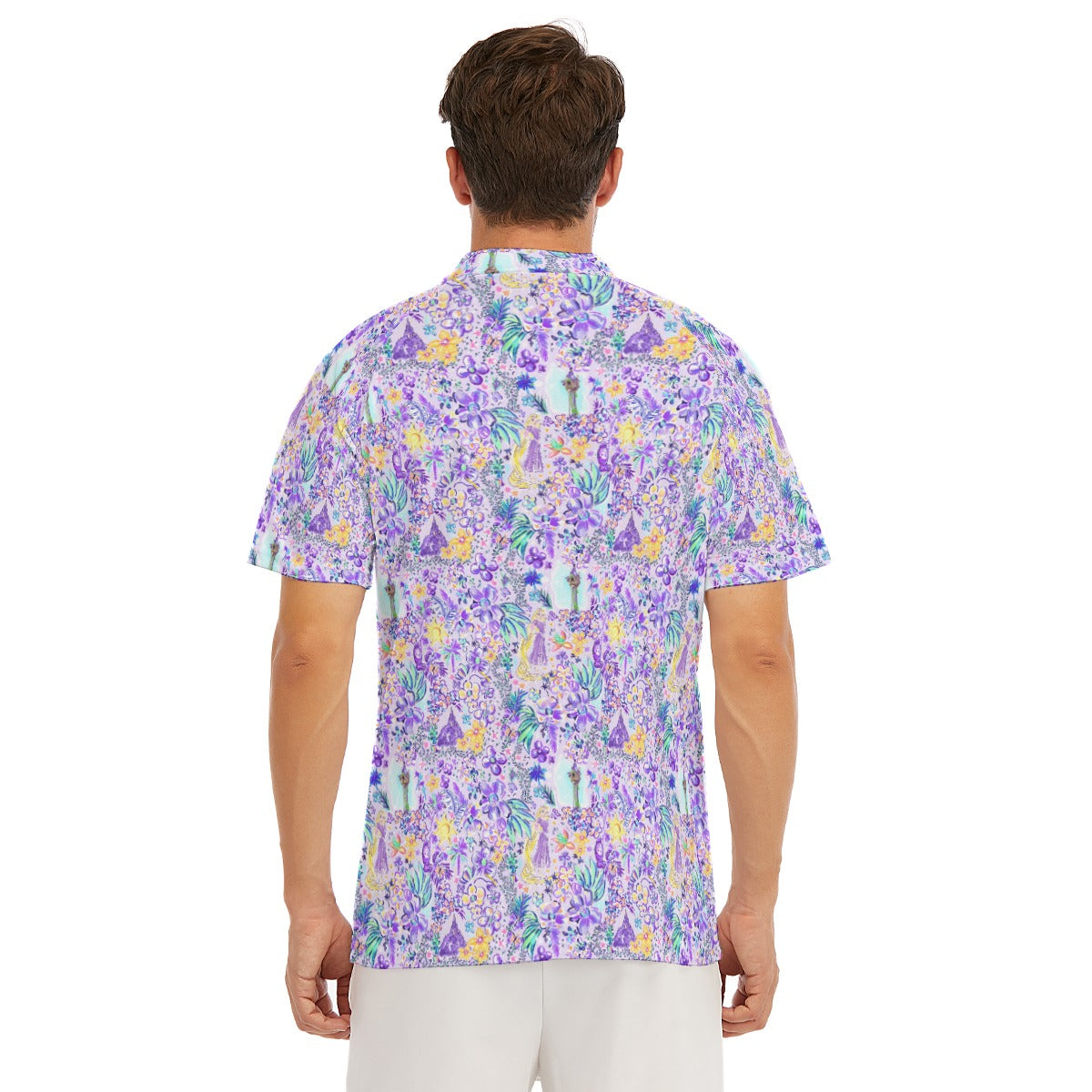 Bright Tropical Princess - Tower Light Festival - Men's Polo Shirt