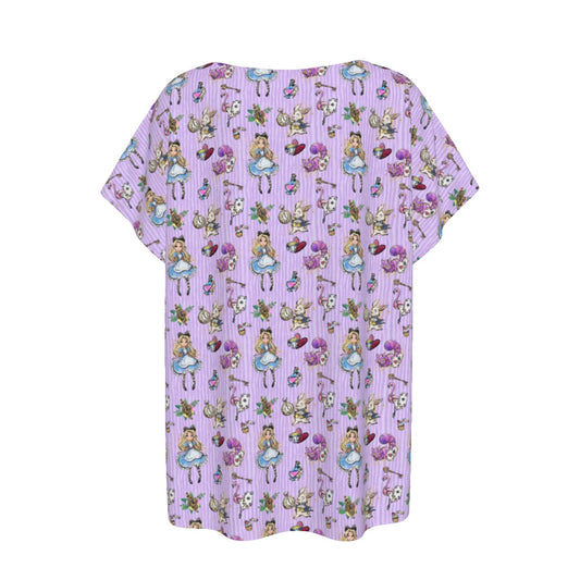 Whimsical Curious Adventure - Women’s Relaxed Fit Scoop Tee