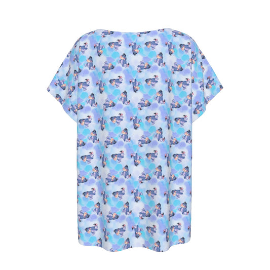 Watercolor Gentle Donkey - Women’s Relaxed Fit Scoop Tee