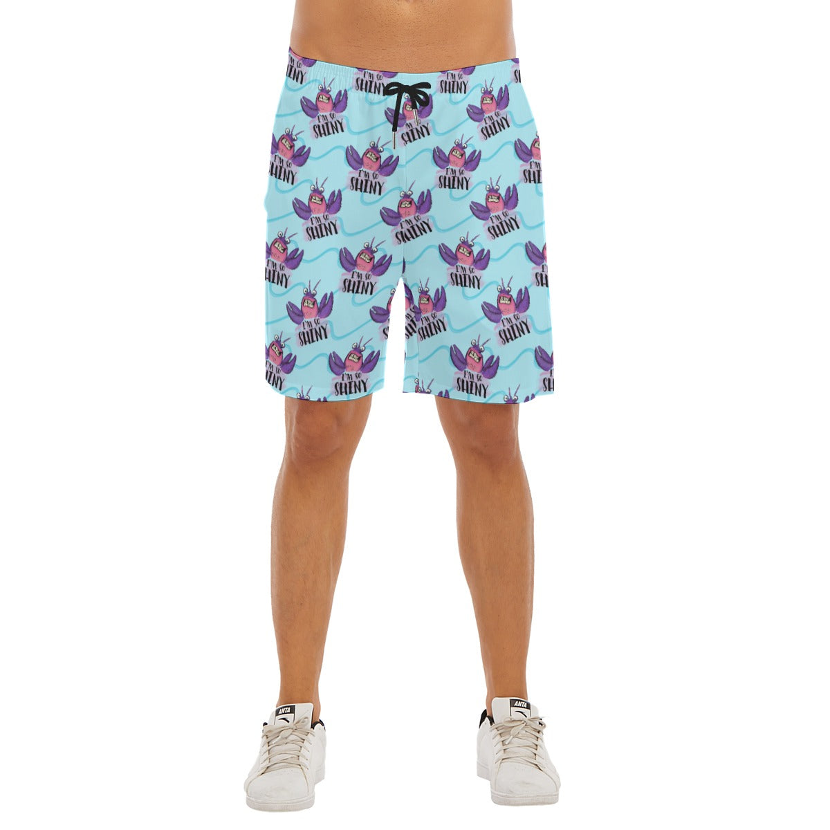 Shiny Deep-Sea Villain - Men’s Pocket Beach Shorts