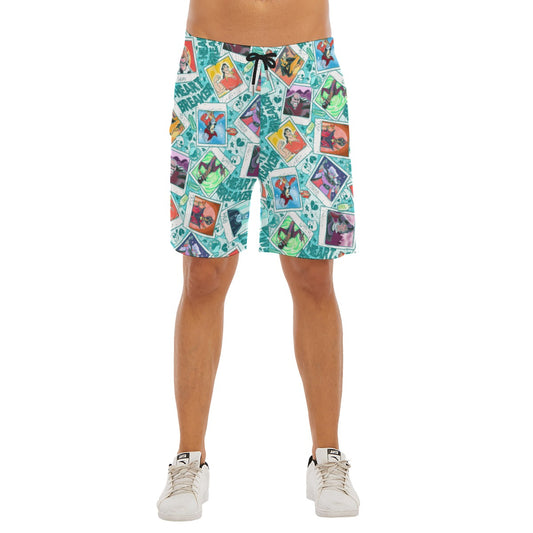 Heartbreaker Villaintine - Men’s Pocket Beach Shorts