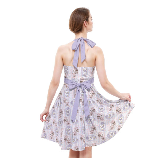 Sweet Springtime Style Duoaisy - Women's Halter Vintage Pocket Dress