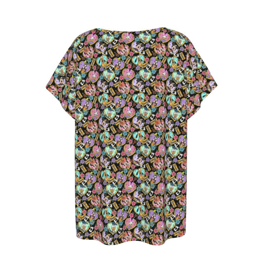 Tattoo Hearts Classic Crewends - Women’s Relaxed Fit Scoop Tee