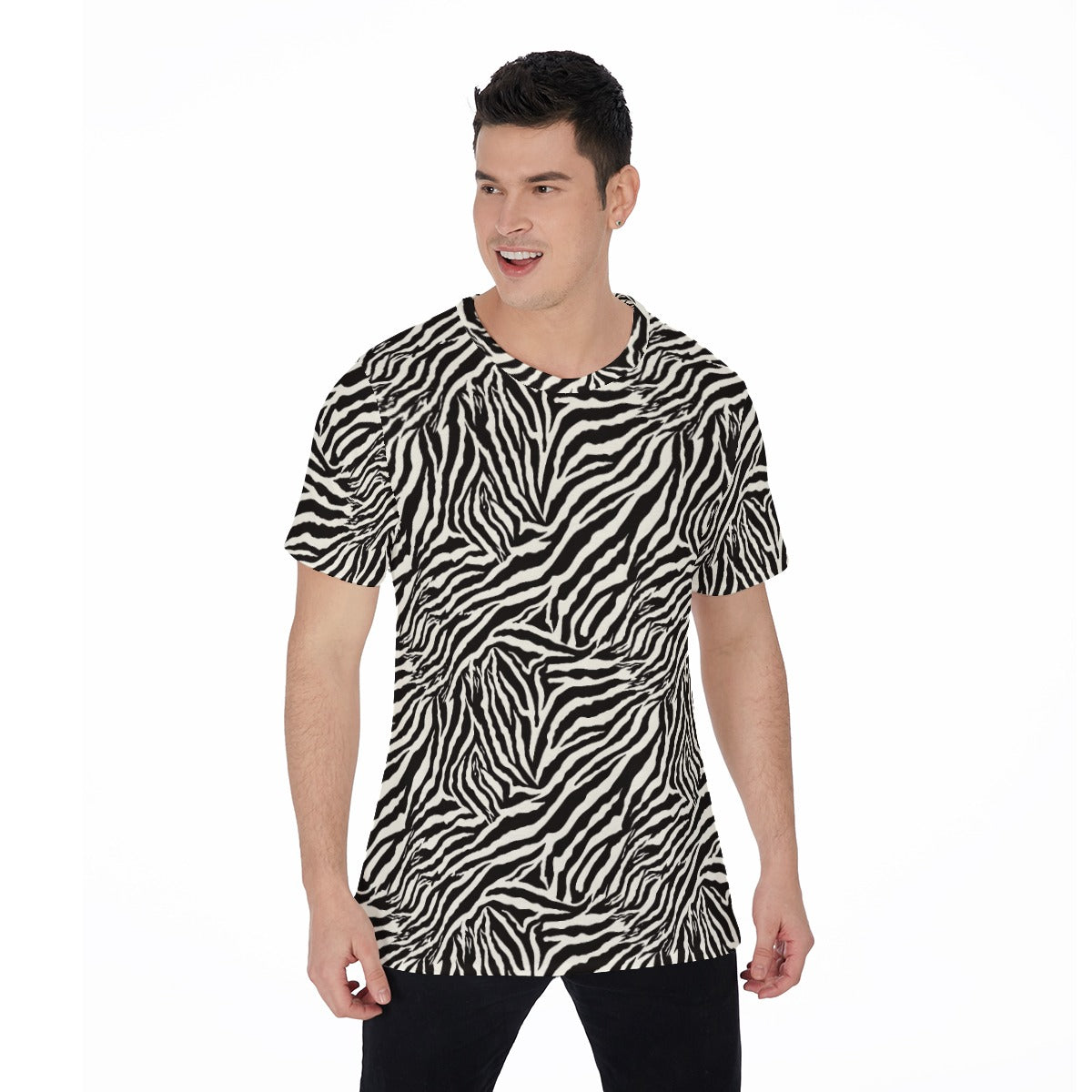 Animal Print - Zebra - Men's Short Sleeve T-Shirt