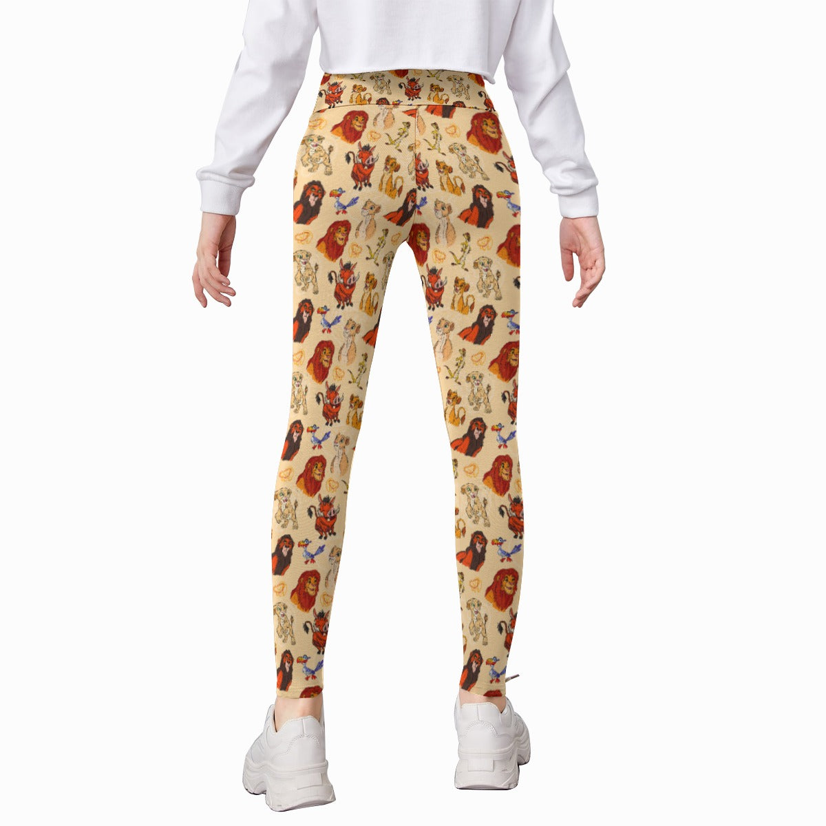 Sketched Savanna Friends - Kid's Leggings