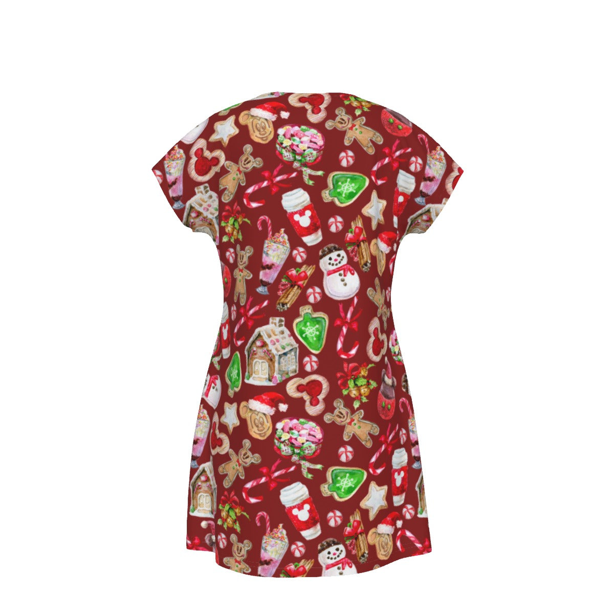 Christmas Snack Goals - Women's T-Shirt Dress