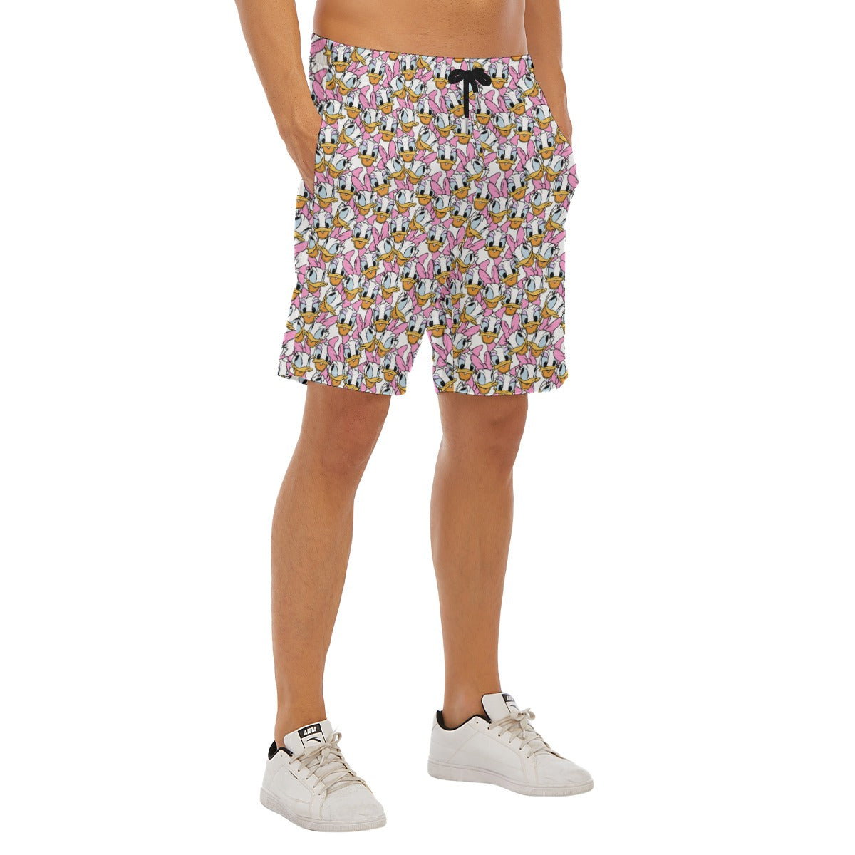Many Faces of Sassy Duck - Men’s Pocket Beach Shorts