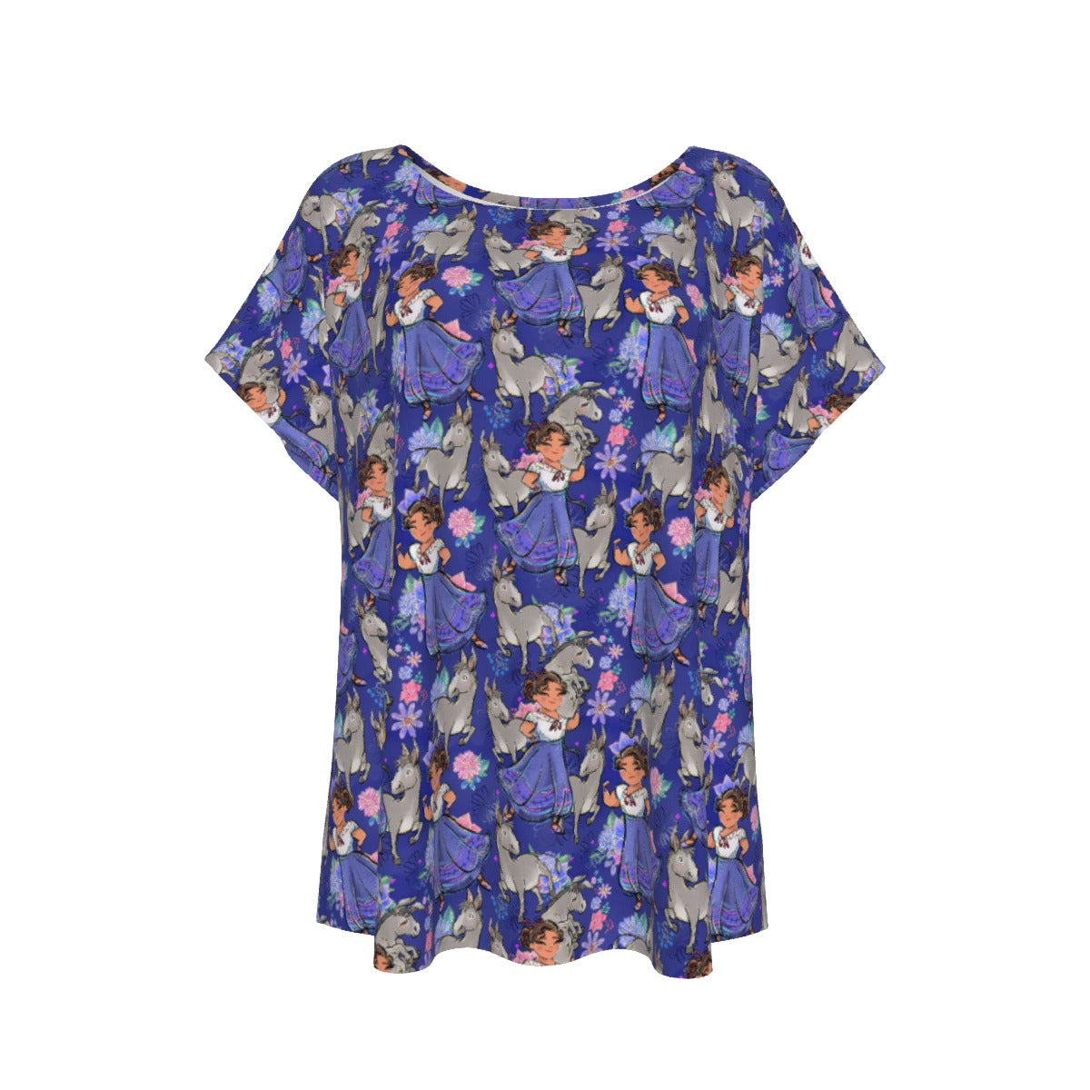 Whimsical Strong Heroine - Women’s Relaxed Fit Scoop Tee