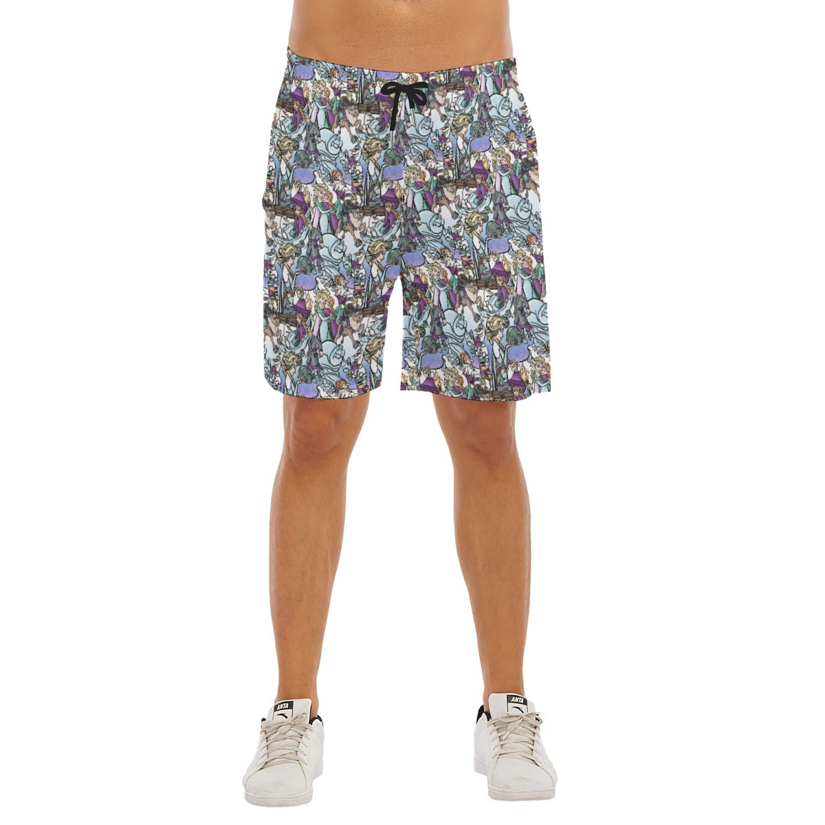Enchanted Winter Journey - Men’s Pocket Beach Shorts