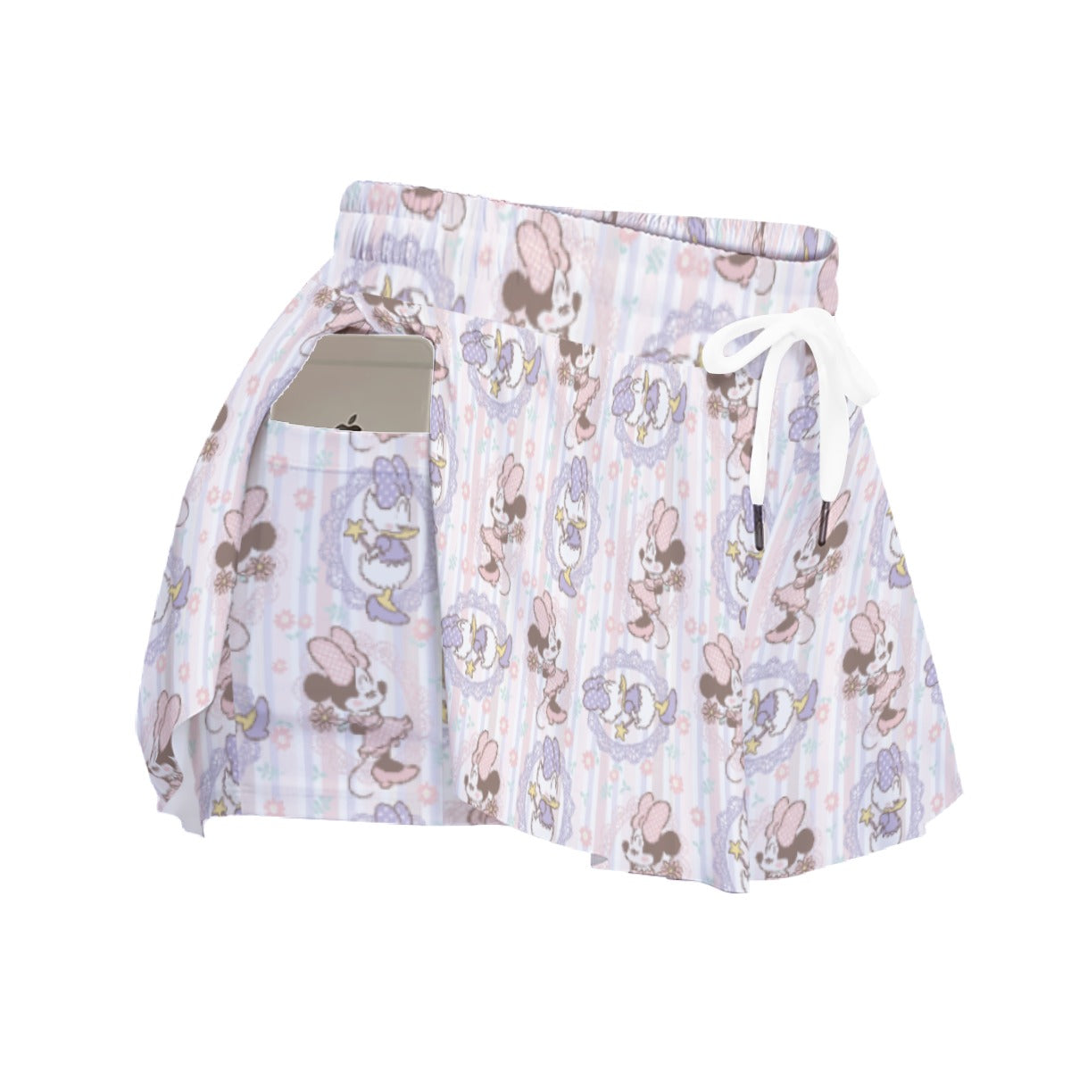 Sweet Springtime Style Duoaisy - Women's Flowy Pocket Shorts