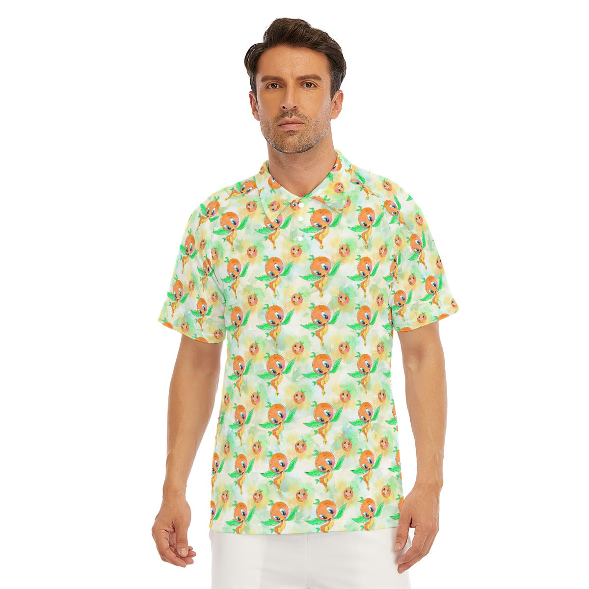 Sunny Citrus Thoughts - Men's Polo Shirt