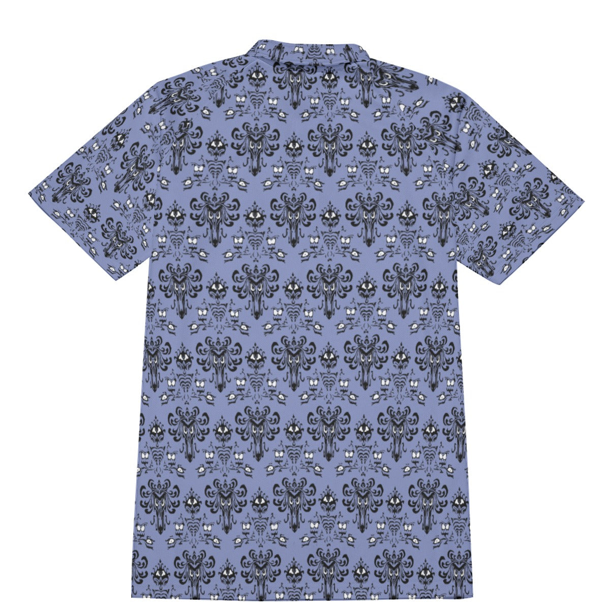Spooky Mansion Wallpaper- Men's Polo Shirt