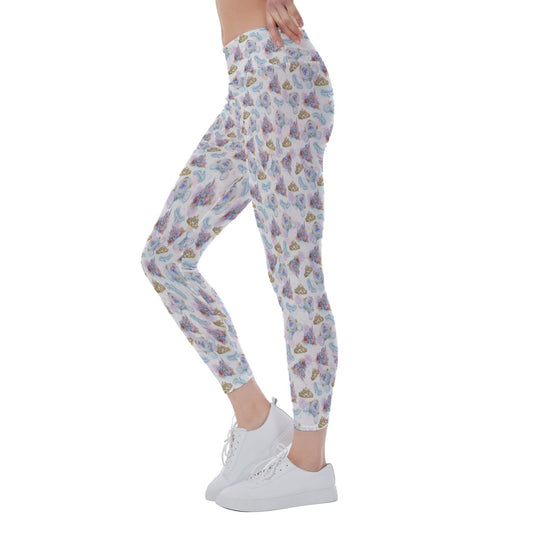 Watercolor Fairytale Fantasy - Women's Yoga Leggings
