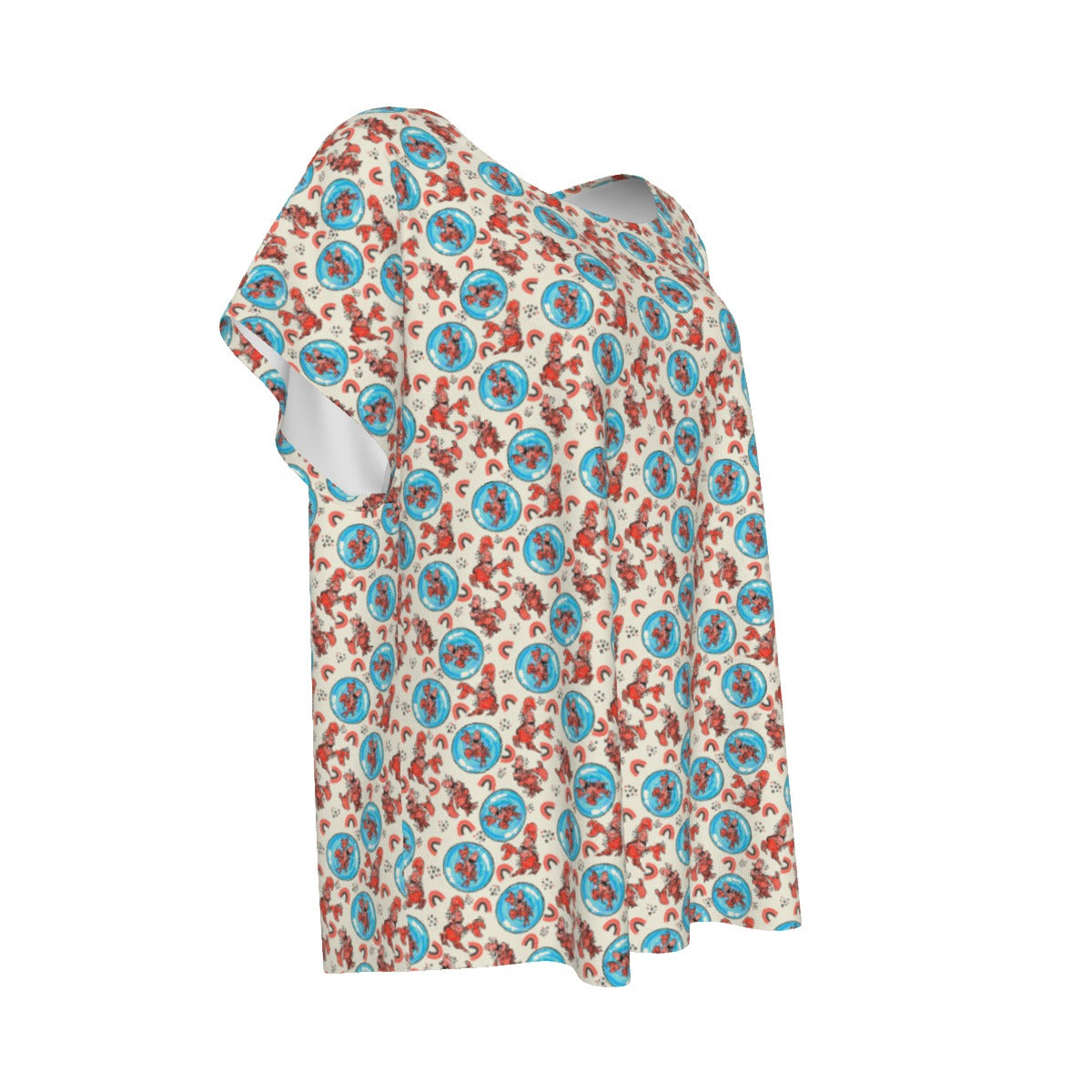 Joyful Crab by the Sea - Women’s Relaxed Fit Scoop Tee
