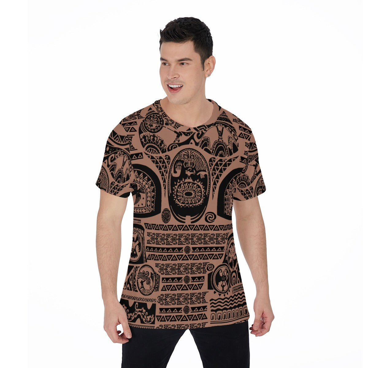 Polynesian Tattoo Motifs - Men's Short Sleeve T-Shirt