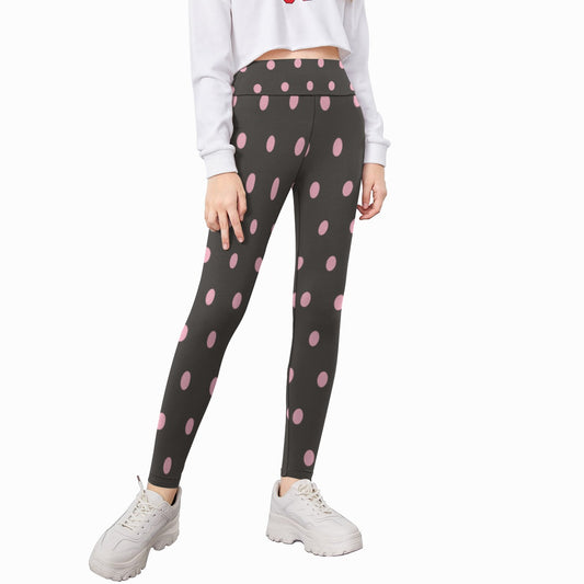 Candy Racer Leggings: Minty Sakura - Kid's Leggings