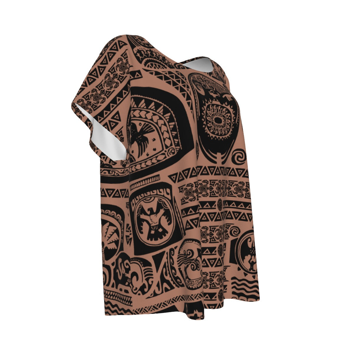 Polynesian Tattoo Motifs - Women’s Relaxed Fit Scoop Tee